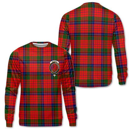 Clan Macnicol Tartan Women Sweatshirt Crest And Plaid Basic Style