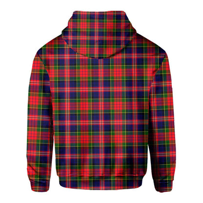 Clan Macpherson Tartan Men Hoodie Crest And Plaid Basic Style