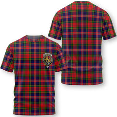 Clan Macpherson Tartan Women T Shirt Crest And Plaid Basic Style