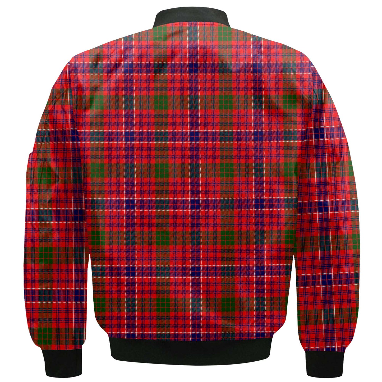 Clan Macrae Tartan Men Bomber Jacket Crest And Plaid Basic Style