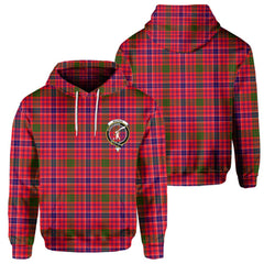 Clan Macrae Tartan Men Hoodie Crest And Plaid Basic Style
