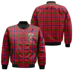 Clan Macrae Tartan Women Bomber Jacket Crest And Plaid Basic Style