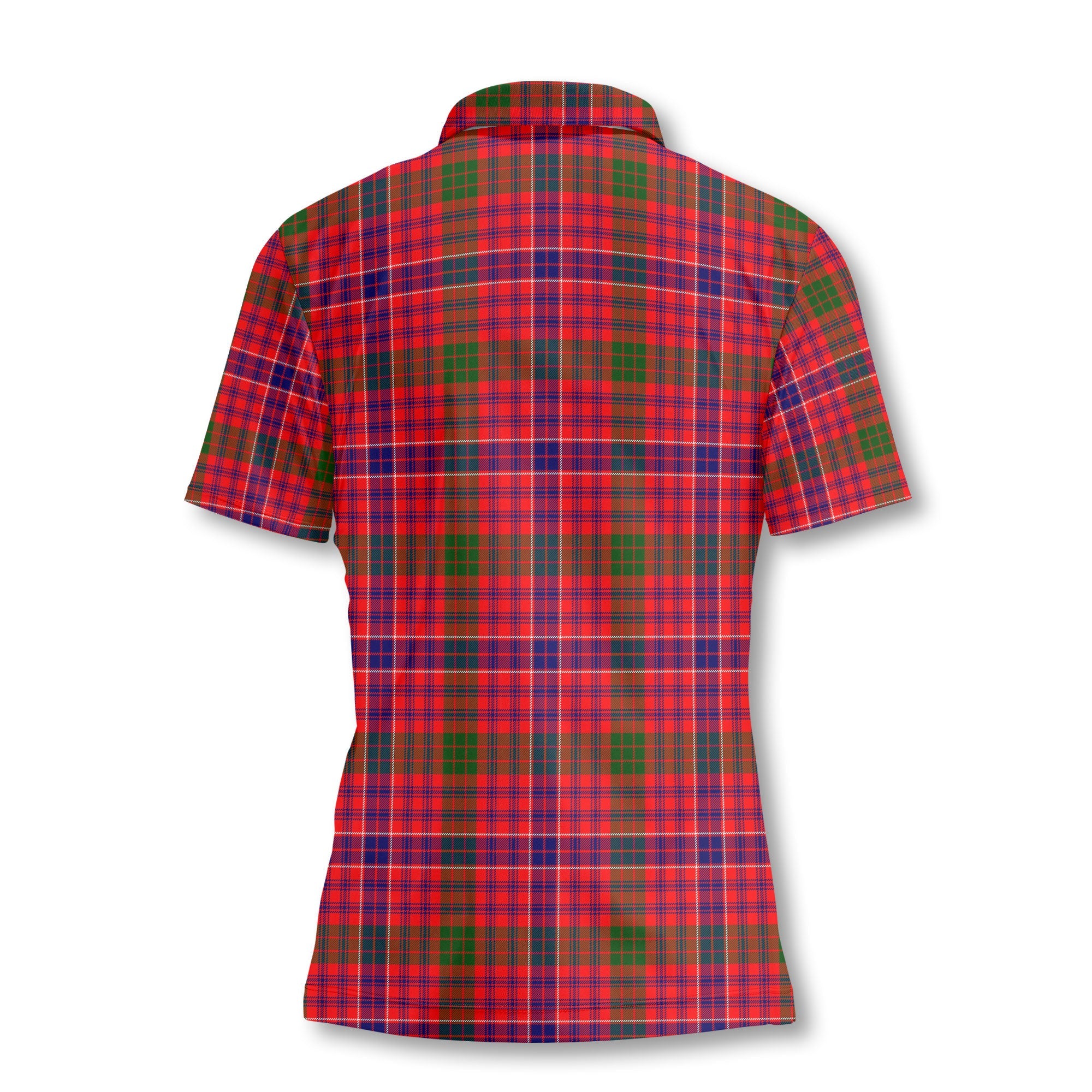 Clan Macrae Tartan Women Polo Shirt Crest And Plaid Basic Style