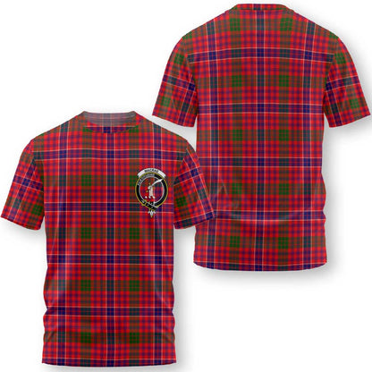 Clan Macrae Tartan Women T Shirt Crest And Plaid Basic Style