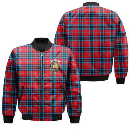 Clan Mactavish Tartan Men Bomber Jacket Crest And Plaid Basic Style