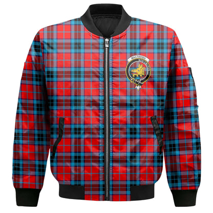 Clan Mactavish Tartan Men Bomber Jacket Crest And Plaid Basic Style