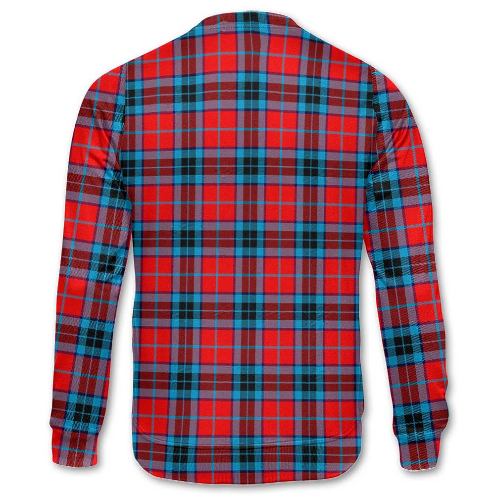 Clan Mactavish Tartan Men Sweatshirt Crest And Plaid Basic Style