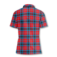 Clan Mactavish Tartan Women Polo Shirt Crest And Plaid Basic Style