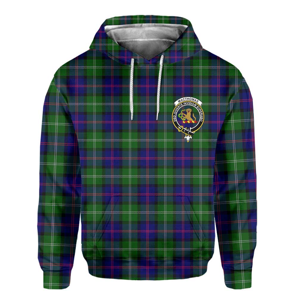 Clan Macthomas Tartan Men Hoodie Crest And Plaid Basic Style