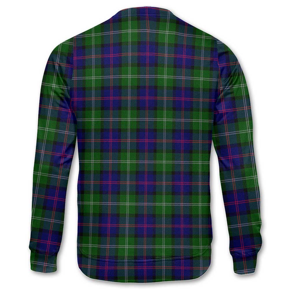 Clan Macthomas Tartan Men Sweatshirt Crest And Plaid Basic Style