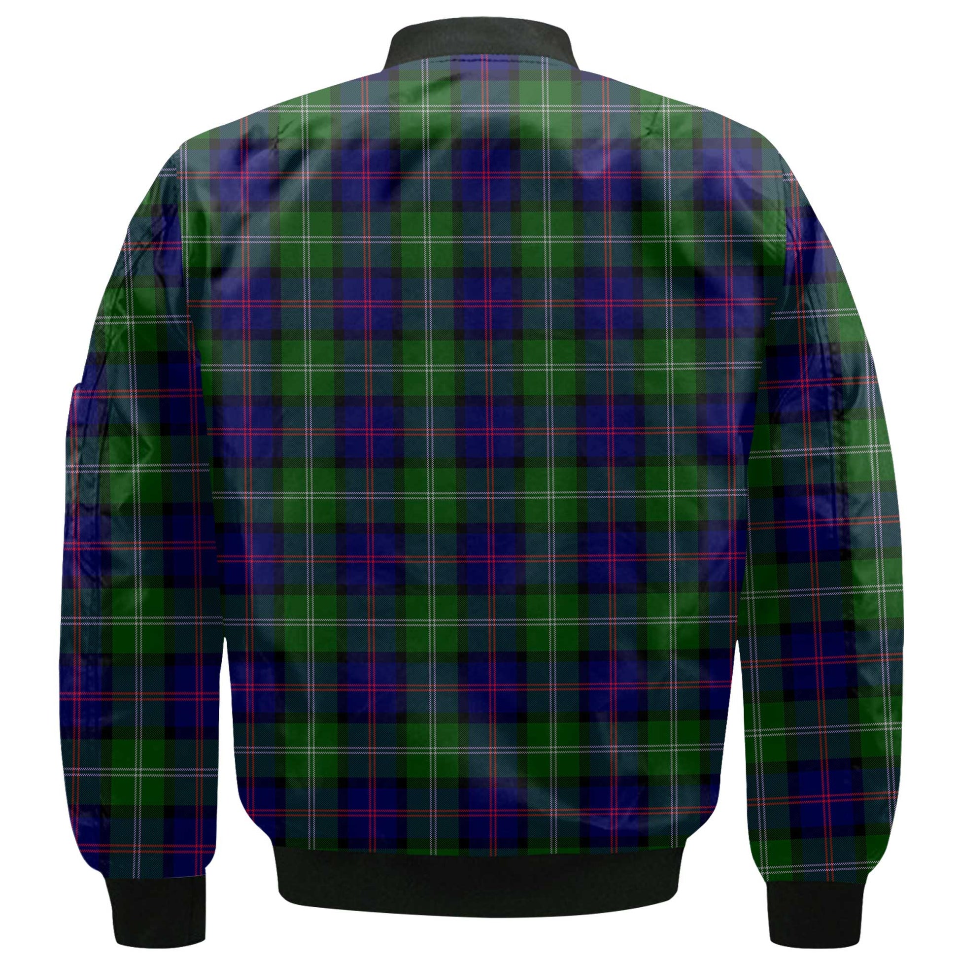 Clan Macthomas Tartan Women Bomber Jacket Crest And Plaid Basic Style