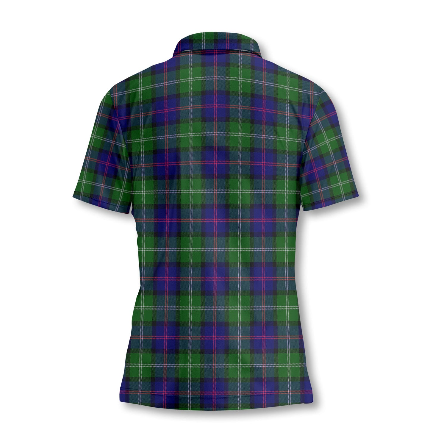 Clan Macthomas Tartan Women Polo Shirt Crest And Plaid Basic Style