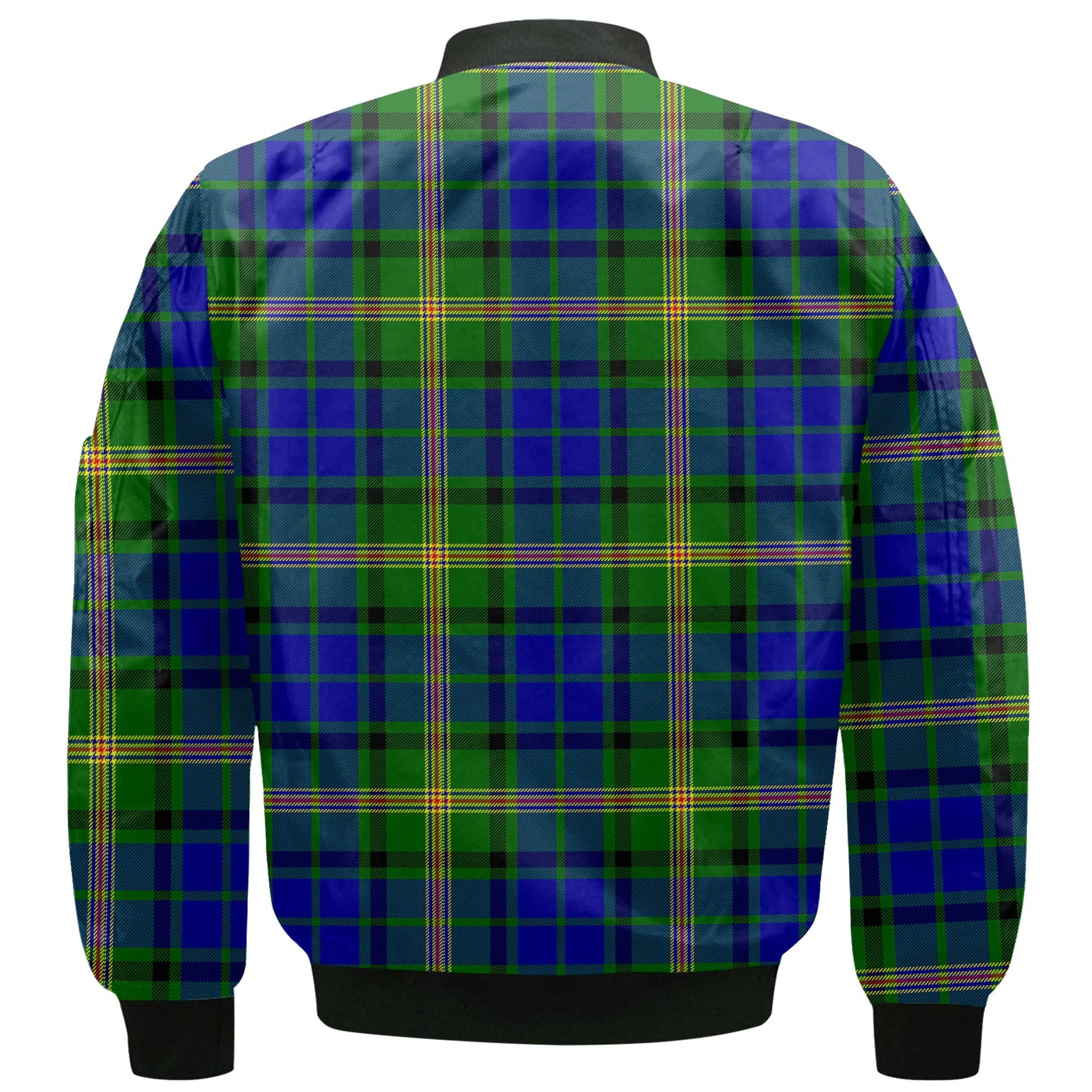 Clan Maitland Tartan Men Bomber Jacket Crest And Plaid Basic Style