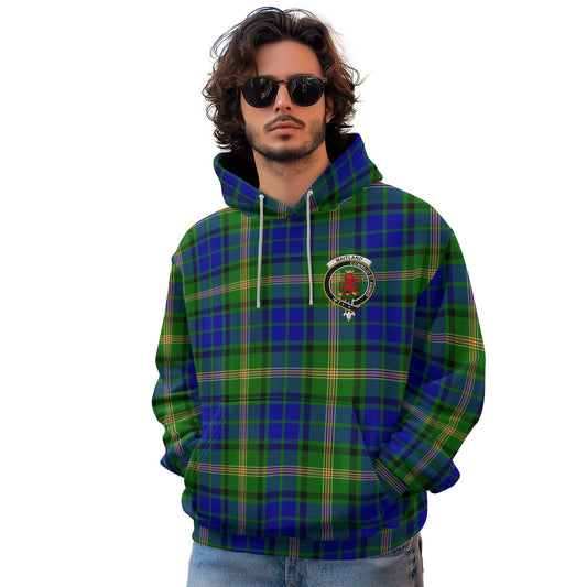 Clan Maitland Tartan Men Hoodie Crest And Plaid Basic Style