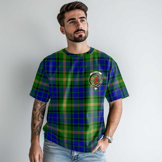 Clan Maitland Tartan Men T Shirt Crest And Plaid Basic Style