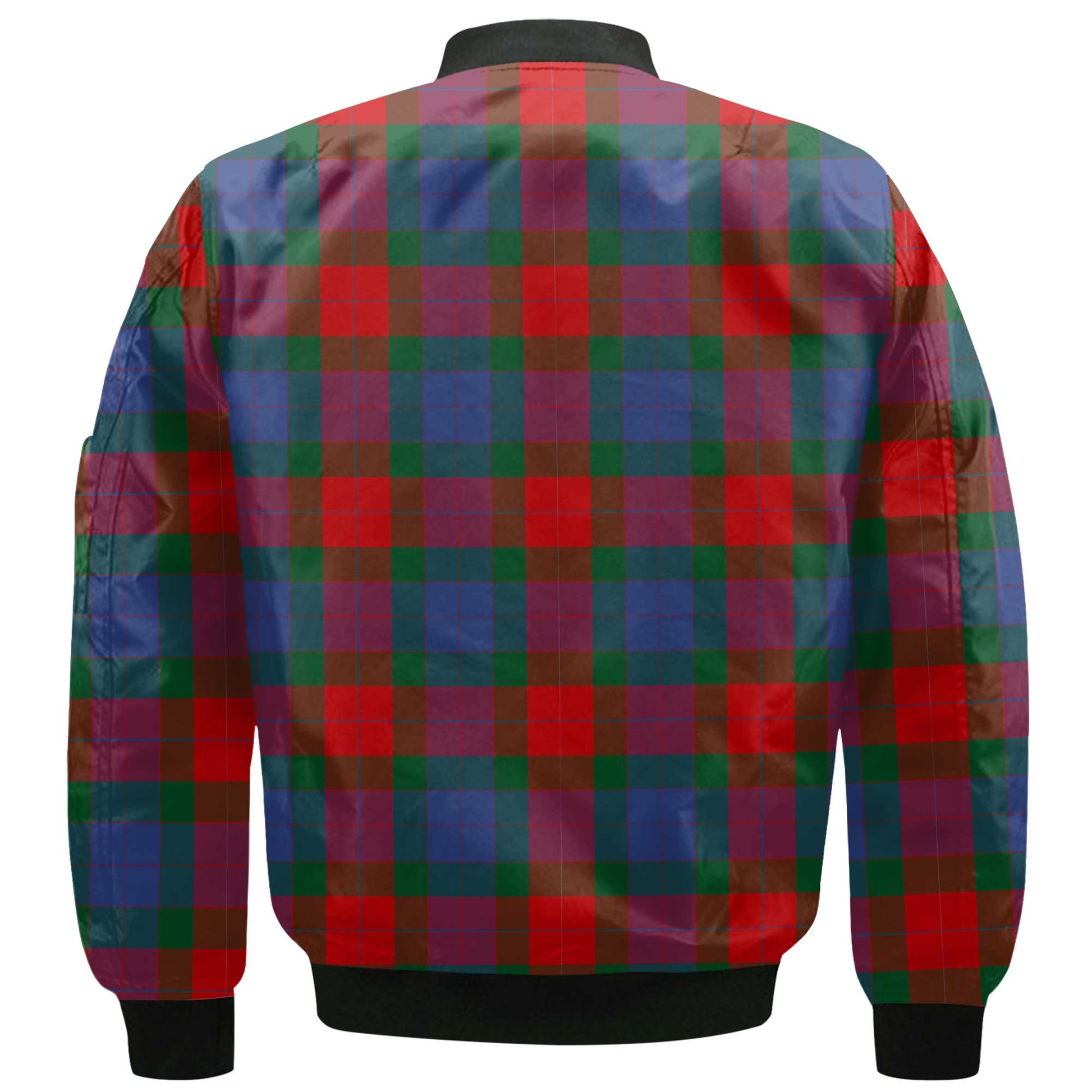 Clan Mar Tartan Men Bomber Jacket Crest And Plaid Basic Style