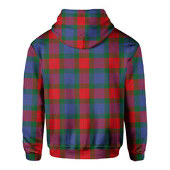 Clan Mar Tartan Men Hoodie Crest And Plaid Basic Style