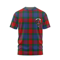 Clan Mar Tartan Men T Shirt Crest And Plaid Basic Style