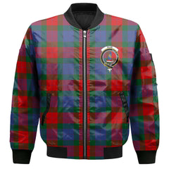 Clan Mar Tartan Women Bomber Jacket Crest And Plaid Basic Style