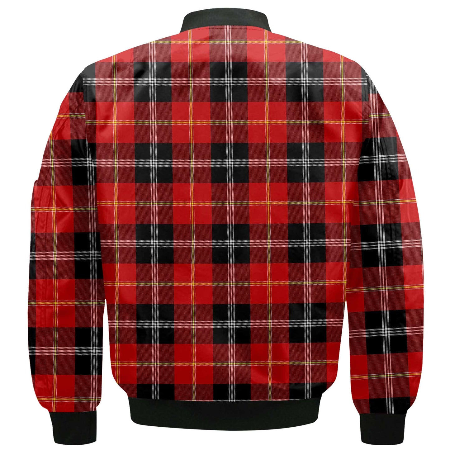 Clan Marjoribanks Tartan Men Bomber Jacket Crest And Plaid Basic Style