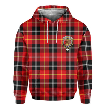 Clan Marjoribanks Tartan Men Hoodie Crest And Plaid Basic Style