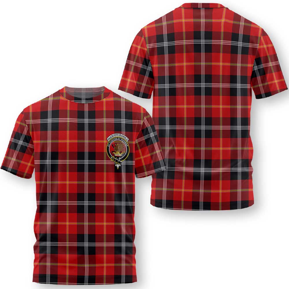 Clan Marjoribanks Tartan Men T Shirt Crest And Plaid Basic Style
