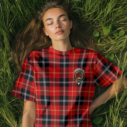 Clan Marjoribanks Tartan Women T Shirt Crest And Plaid Basic Style