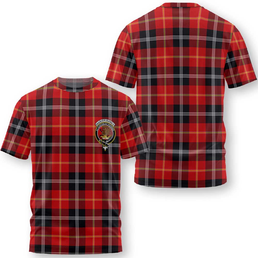 Clan Marjoribanks Tartan Women T Shirt Crest And Plaid Basic Style