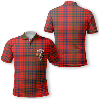 Clan Matheson Tartan Men Polo Shirt Crest And Plaid Basic Style