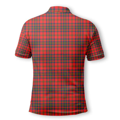 Clan Matheson Tartan Men Polo Shirt Crest And Plaid Basic Style