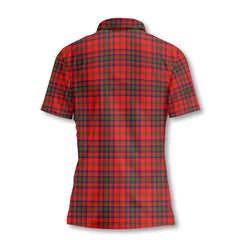 Clan Matheson Tartan Women Polo Shirt Crest And Plaid Basic Style