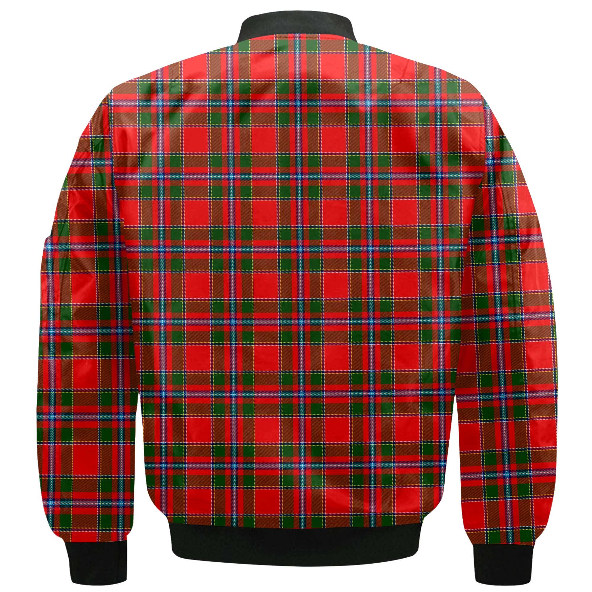 Clan Maule Tartan Men Bomber Jacket Crest And Plaid Basic Style