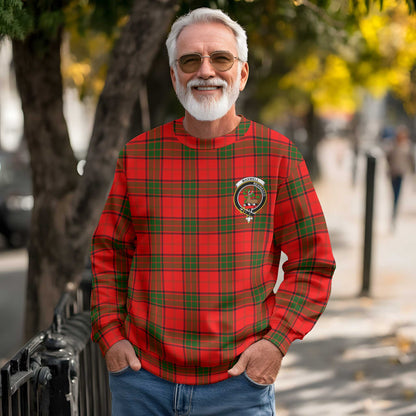 Clan Maxwell Tartan Men Sweatshirt Crest And Plaid Basic Style