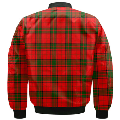 Clan Maxwell Tartan Women Bomber Jacket Crest And Plaid Basic Style