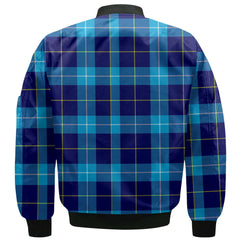 Clan Mckerrell Tartan Men Bomber Jacket Crest And Plaid Basic Style