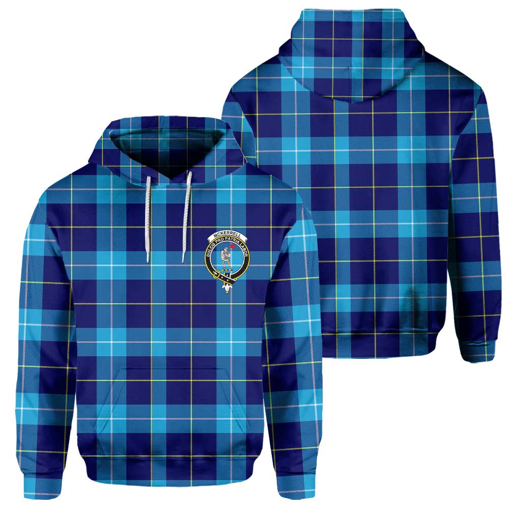 Clan Mckerrell Tartan Women Hoodie Crest And Plaid Basic Style