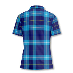 Clan Mckerrell Tartan Women Polo Shirt Crest And Plaid Basic Style
