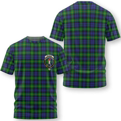 Clan Meldrum Tartan Women T Shirt Crest And Plaid Basic Style