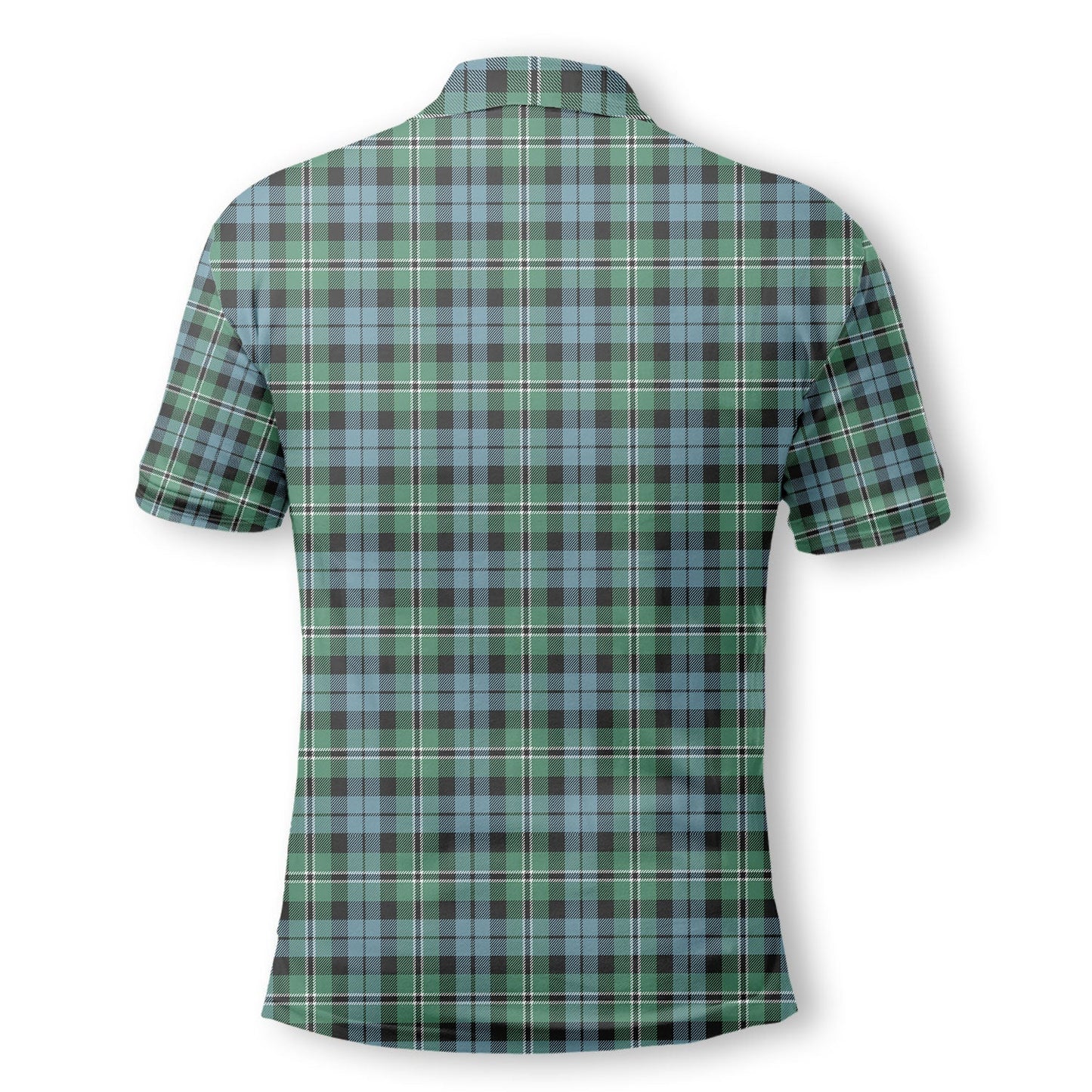 Clan Melville Tartan Golf Men Polo Shirt Crest And Plaid Basic Style