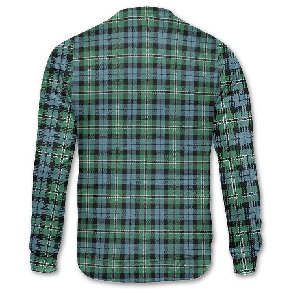 Clan Melville Tartan Men Sweatshirt Crest And Plaid Basic Style