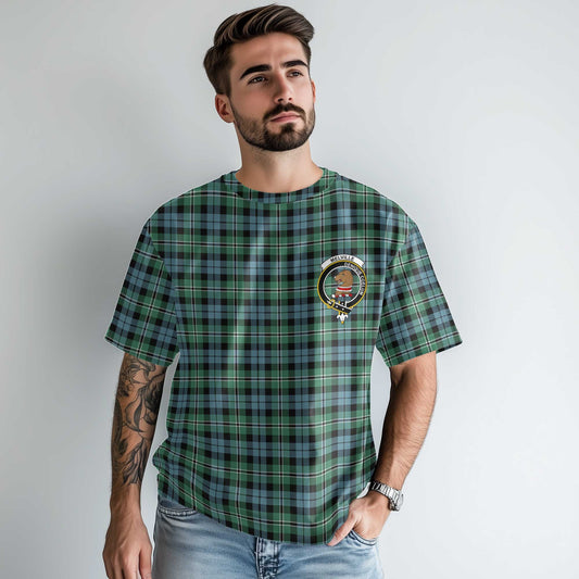 Clan Melville Tartan Men T Shirt Crest And Plaid Basic Style