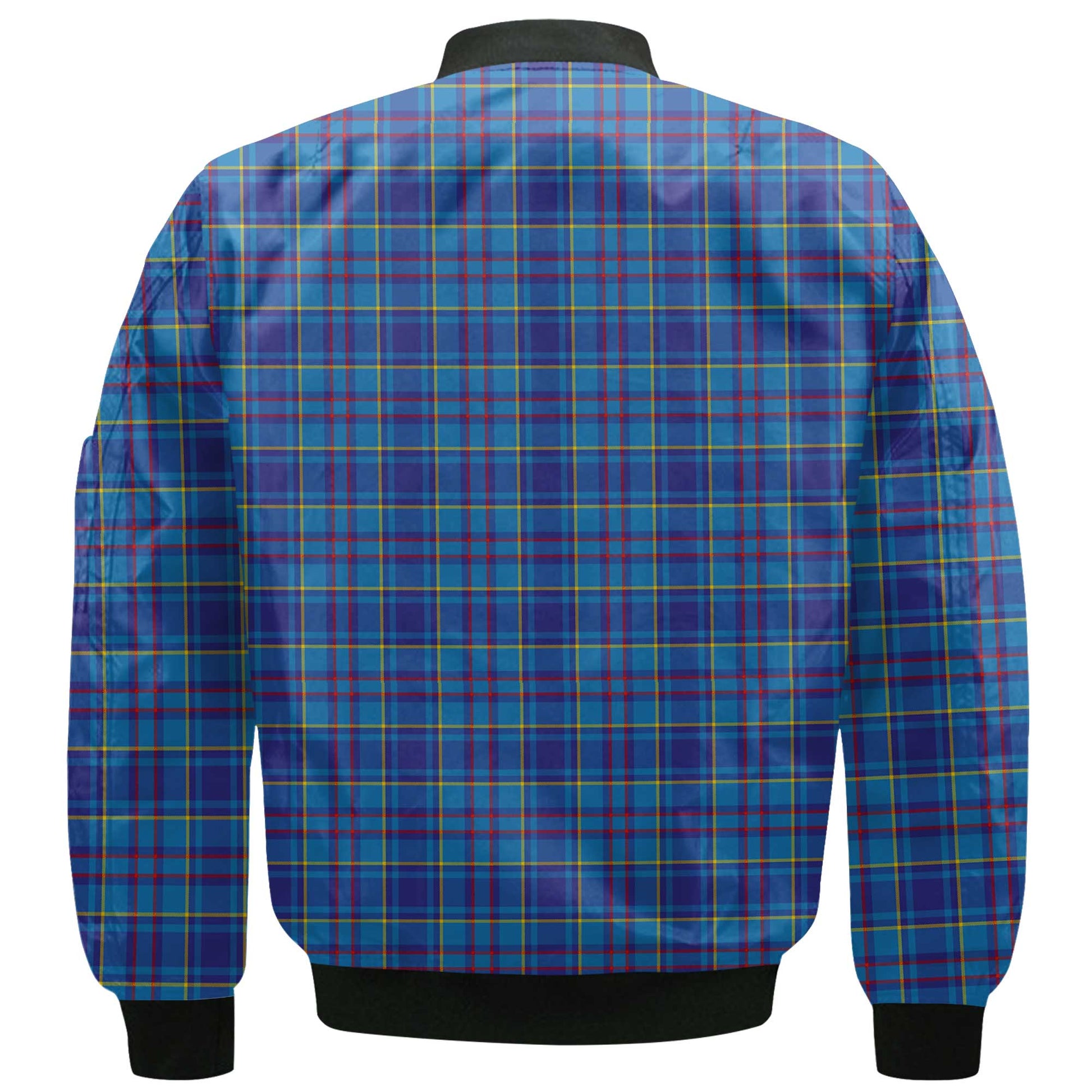 Clan Mercer Tartan Men Bomber Jacket Crest And Plaid Basic Style