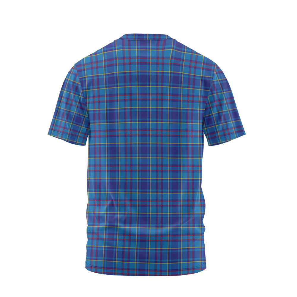 Clan Mercer Tartan Men T Shirt Crest And Plaid Basic Style