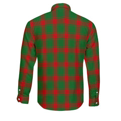 Clan Middleton Tartan Long Sleeve Button Shirt Crest And Plaid Basic Style