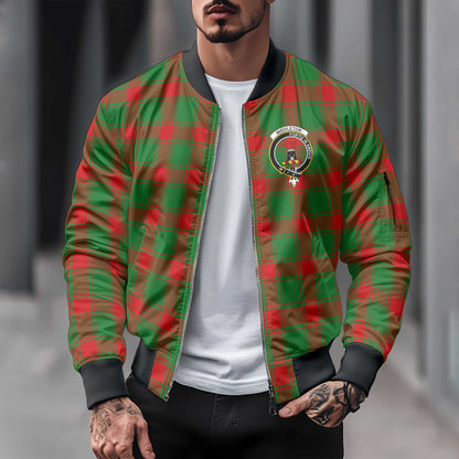 Clan Middleton Tartan Men Bomber Jacket Crest And Plaid Basic Style