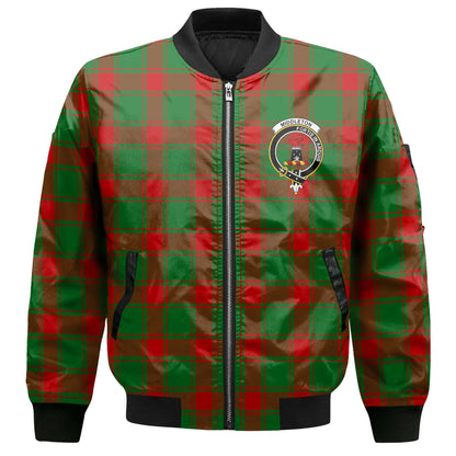 Clan Middleton Tartan Men Bomber Jacket Crest And Plaid Basic Style