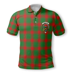 Clan Middleton Tartan Men Polo Shirt Crest And Plaid Basic Style