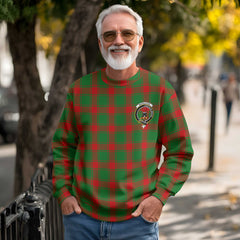 Clan Middleton Tartan Men Sweatshirt Crest And Plaid Basic Style