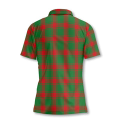 Clan Middleton Tartan Women Polo Shirt Crest And Plaid Basic Style