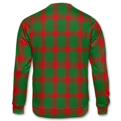 Clan Middleton Tartan Women Sweatshirt Crest And Plaid Basic Style